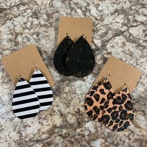 3 pair of earrings for $15
